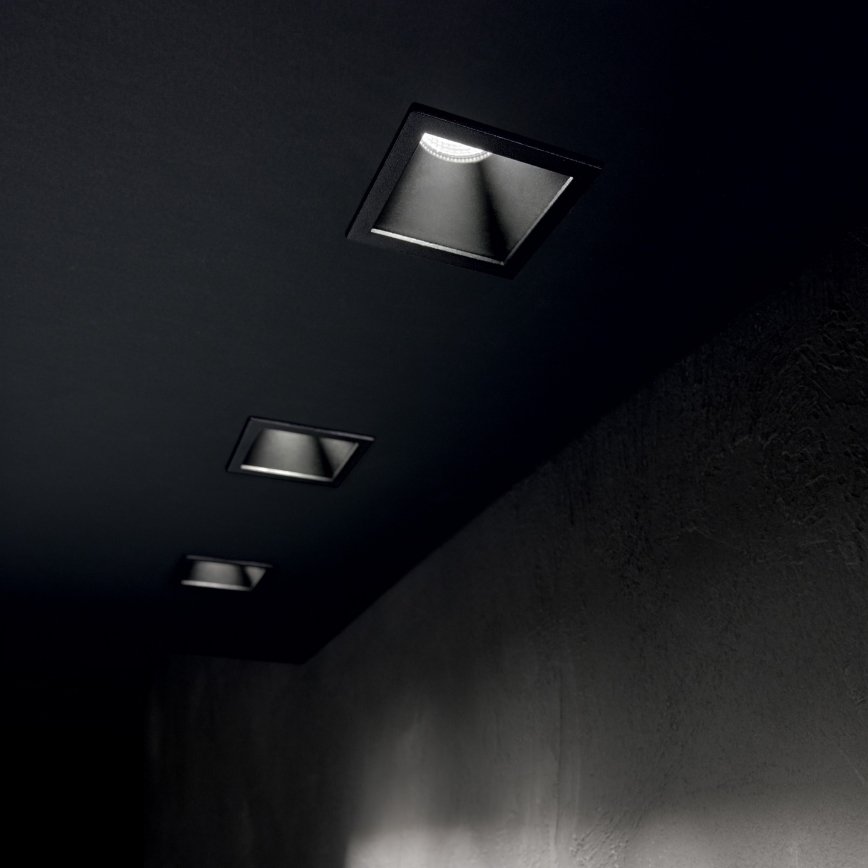 Ideal Lux - LED vgradna stropna svetilka GAME TRIM LED/11W/230V 3000K CRI 90 8,4x8,4 cm IP40 črna