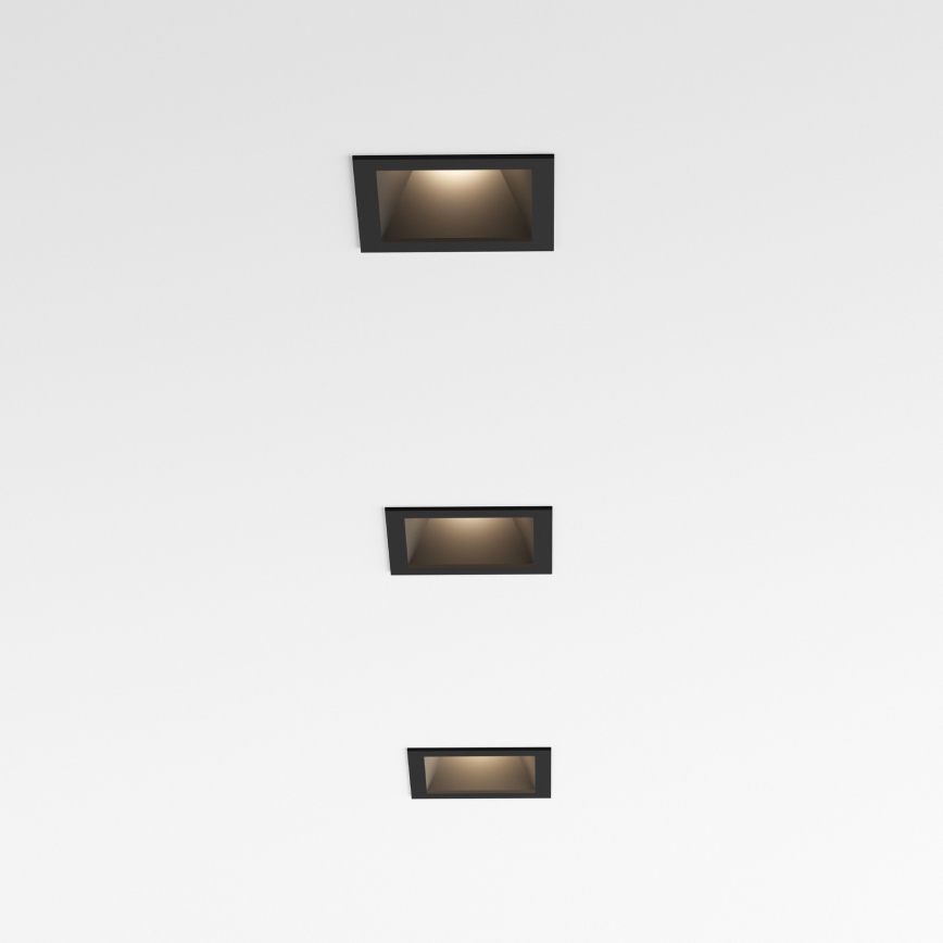 Ideal Lux - LED vgradna stropna svetilka GAME TRIM LED/11W/230V 3000K CRI 90 8,4x8,4 cm IP40 črna