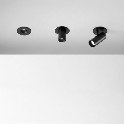 Ideal Lux - vgradna stropna točkovna LED svetilka NOVA LED/6W/230V 3000K CRI 90 premer 6,8 cm črna