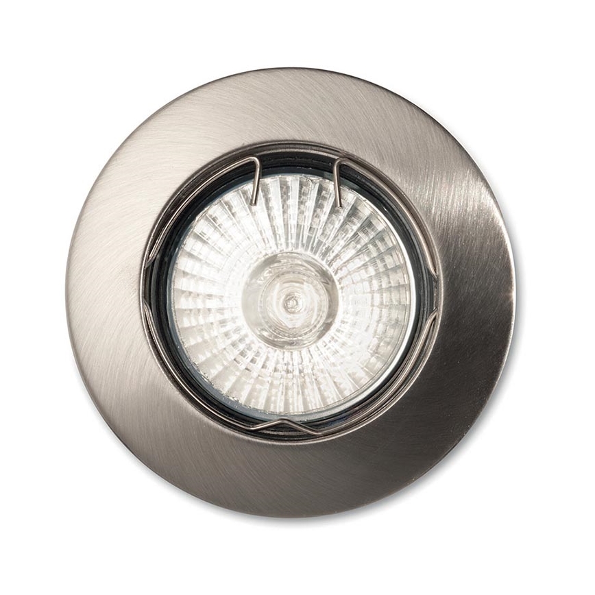 Ideal Lux - Vgradna stropna svetilka JAZZ 1xGU10/50W/230V Ø 7,7 cm matni krom