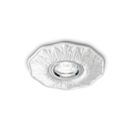 Ideal Lux - Vgradna stropna svetilka POLKA 1xGU10/50W/230V bela