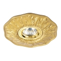 Ideal Lux - Vgradna stropna svetilka POLKA 1xGU10/50W/230V zlata