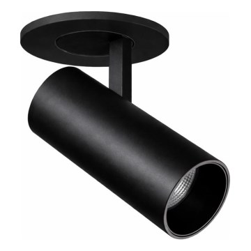 Ideal Lux - vgradna stropna točkovna LED svetilka NOVA LED/6W/230V 3000K CRI 90 premer 6,8 cm črna