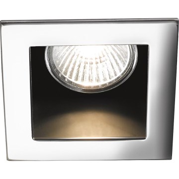 Ideal Lux - Vgradno stropno svetilo FUNKY 1xGU10/50W/230V 9x9 cm sijajni krom