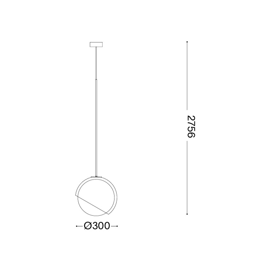 Ideal Lux - Lestenec na kablu BLOOM 1xE27/42W/230V Ø 30 cm zlata/zadimljeno bež