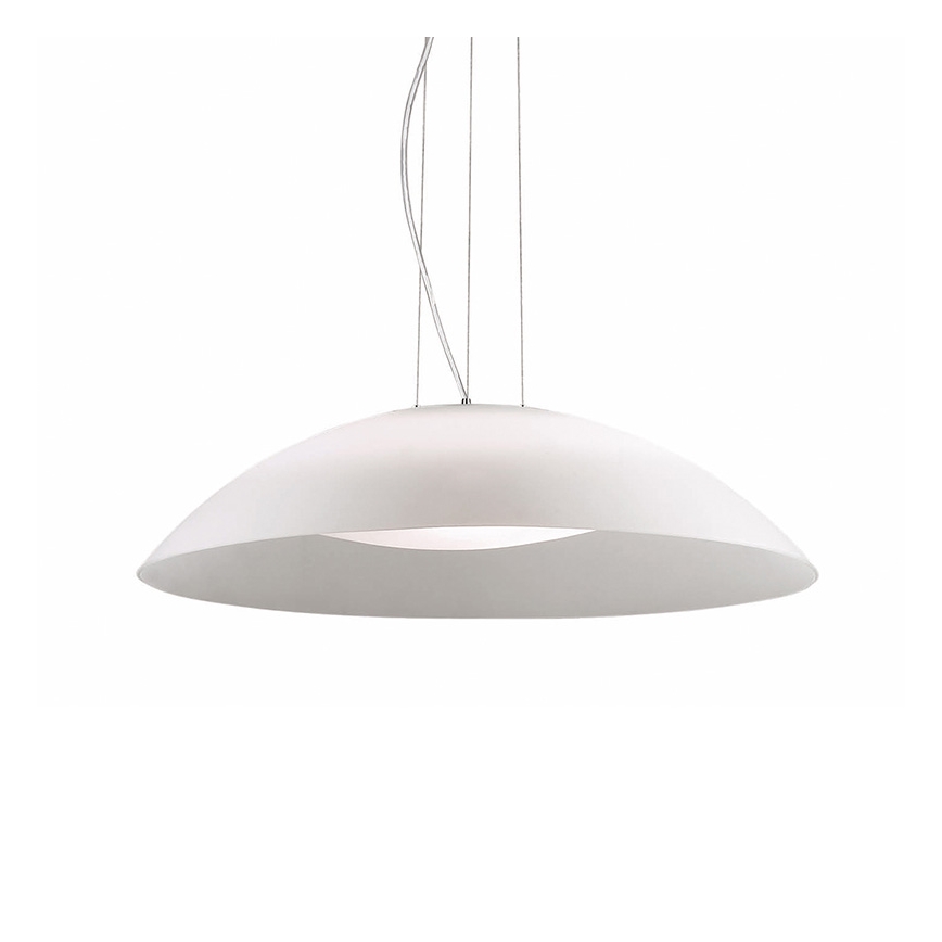 Ideal Lux - Viseča svetilka na kablu LENA 3xE27/60W/230V, premer 64 cm, bela