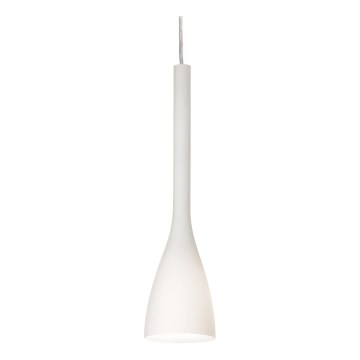 Ideal Lux - viseči lestenec na kablu FLUT 1xE14/40W/230V, premer 10,5 cm, bel