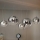 Ideal Lux - Viseči lestenec na kablu NEMO PLUS 5xE27/42W/230V sijajni krom/zadimljena siva