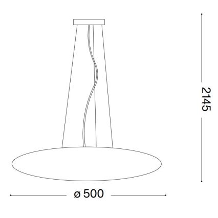 Ideal Lux - Viseči lestenec na kablu SMARTIES 3xE27/42W/230V 50 cm bela