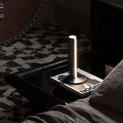 Ideal Lux - Zatemnjevalna LED namizna svetilka DORICA LED/8W/230V CRI 90 črna