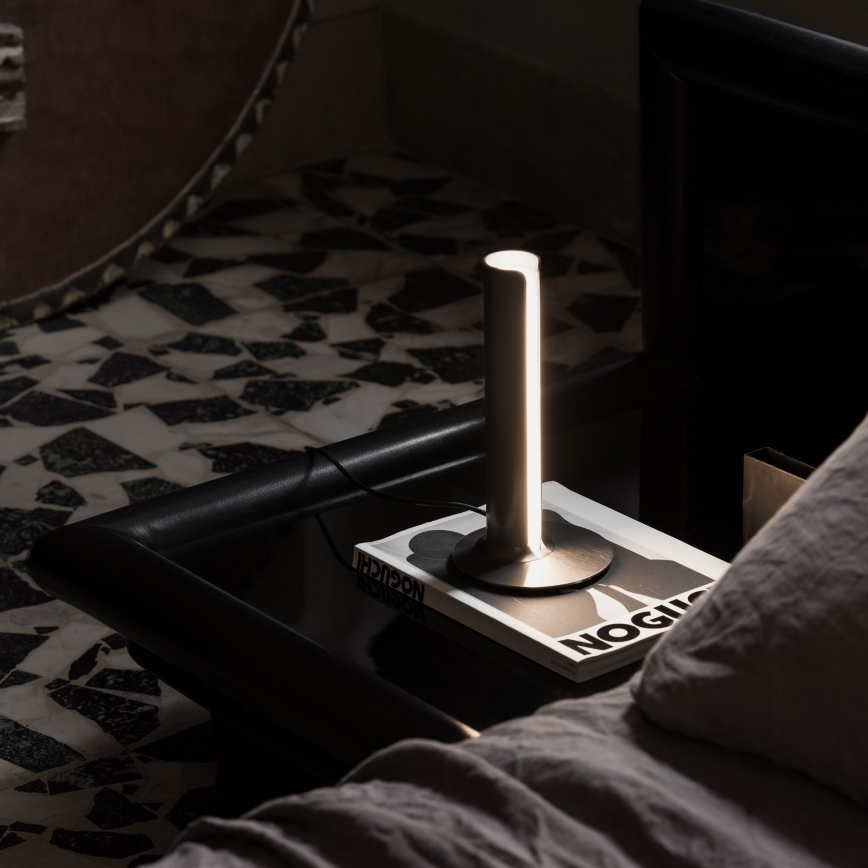 Ideal Lux - Zatemnjevalna LED namizna svetilka DORICA LED/8W/230V CRI 90 črna