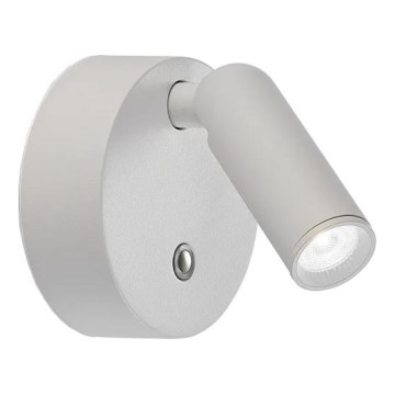 Ideal Lux - Zatemnljivo LED polnilno stensko točkovno svetilo BEAN LED/3W/5V CRI 95 bela