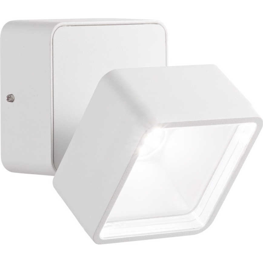 Ideal Lux - Zunanja LED stenska svetilka OMEGA LED/7W/230V CRI 90 IP54 bela