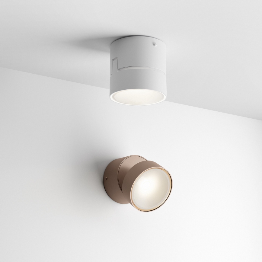 Ideal Lux - zunanja stenska LED svetilka OMEGA LED/7W/230V CRI 90 IP54 rjava