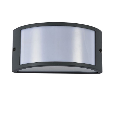Ideal Lux - Zunanja stenska svetilka 1xE27/60W/230V antracit IP44