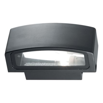 Ideal Lux - Zunanja stenska svetilka ANDROMEDA 1xE27/60W/230V IP55 antracit