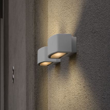 Ideal Lux - Zunanja stenska svetilka ANDROMEDA 1xE27/60W/230V IP55 bela