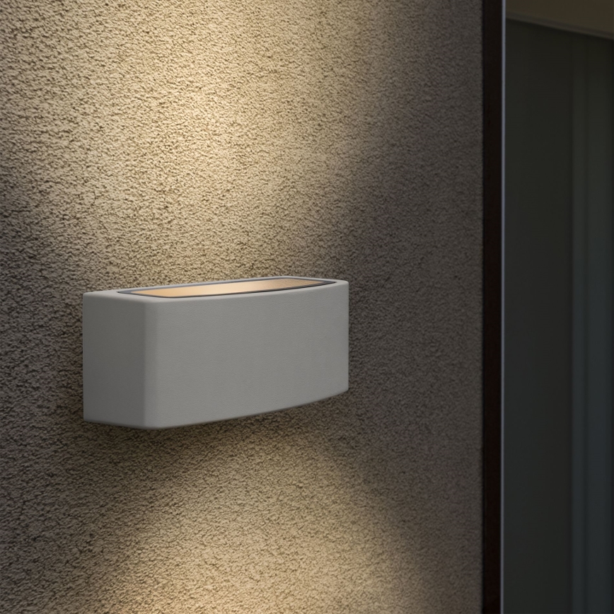 Ideal Lux - Zunanja stenska svetilka ANDROMEDA 1xE27/60W/230V IP55 bela