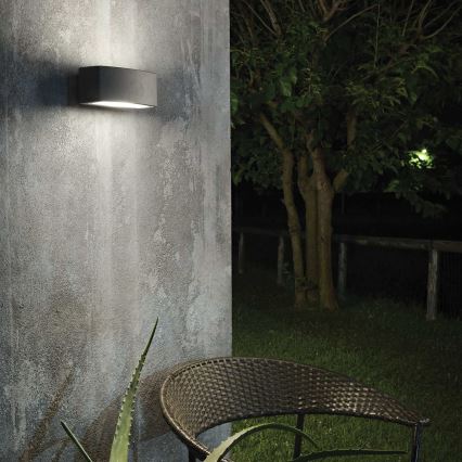 Ideal Lux - Zunanja stenska svetilka ANDROMEDA 1xE27/60W/230V IP55 črna