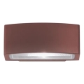 Ideal Lux - Zunanja stenska svetilka ANDROMEDA 1xE27/60W/230V IP55 rjava