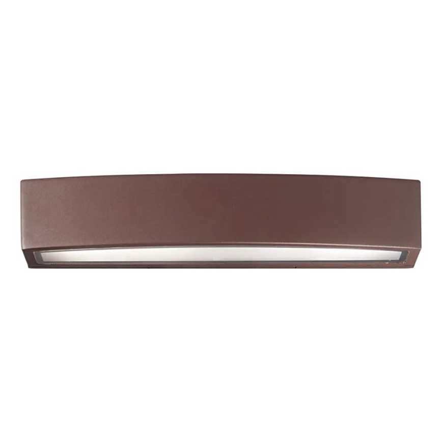 Ideal Lux - Zunanja stenska svetilka ANDROMEDA 2xE27/60W/230V IP55 rjava