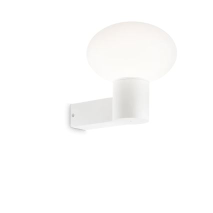 Ideal Lux - Zunanja stenska svetilka CLIO 1xE27/42W/230V IP44 bela