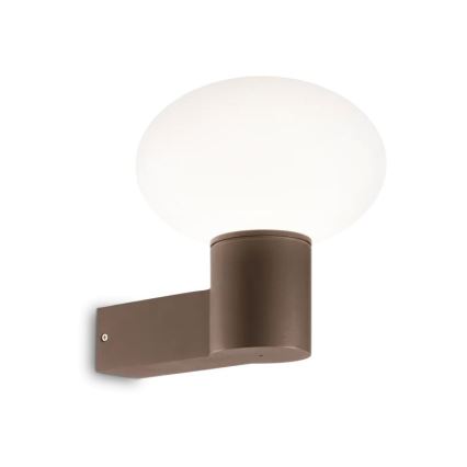 Ideal Lux - Zunanja stenska svetilka CLIO 1xE27/42W/230V IP44 rjava