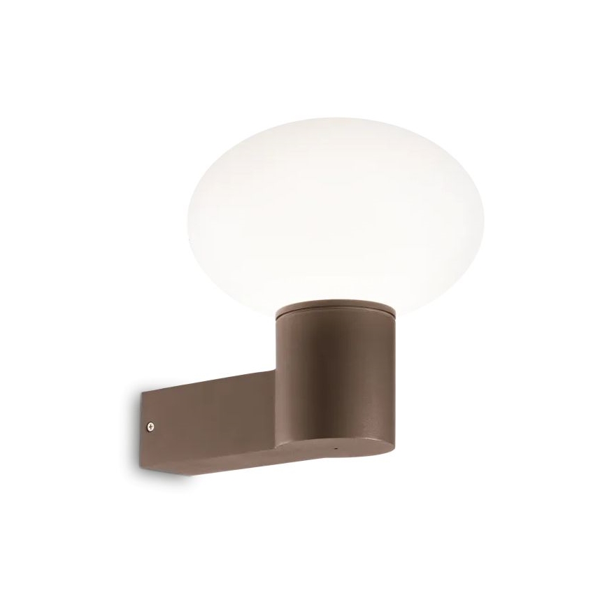 Ideal Lux - Zunanja stenska svetilka CLIO 1xE27/42W/230V IP44 rjava