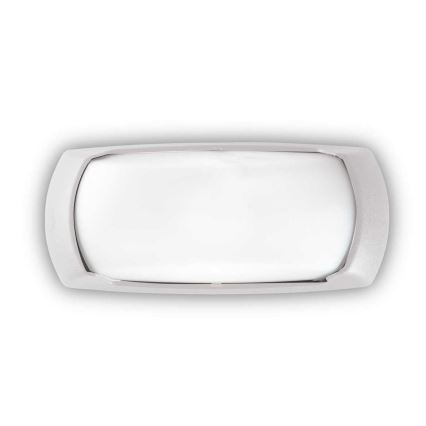 Ideal Lux - Zunanja stenska svetilka FELIX 1xE27/23W/230V IP66 bela