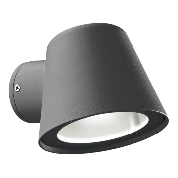 Ideal Lux - Zunanja stenska svetilka GAS 1xGU10/28W/230V IP43 antracitna