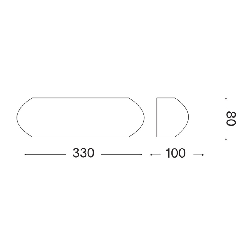 Ideal Lux - Zunanja stenska svetilka GIOVE 1xE27/60W/230V IP54 antracit