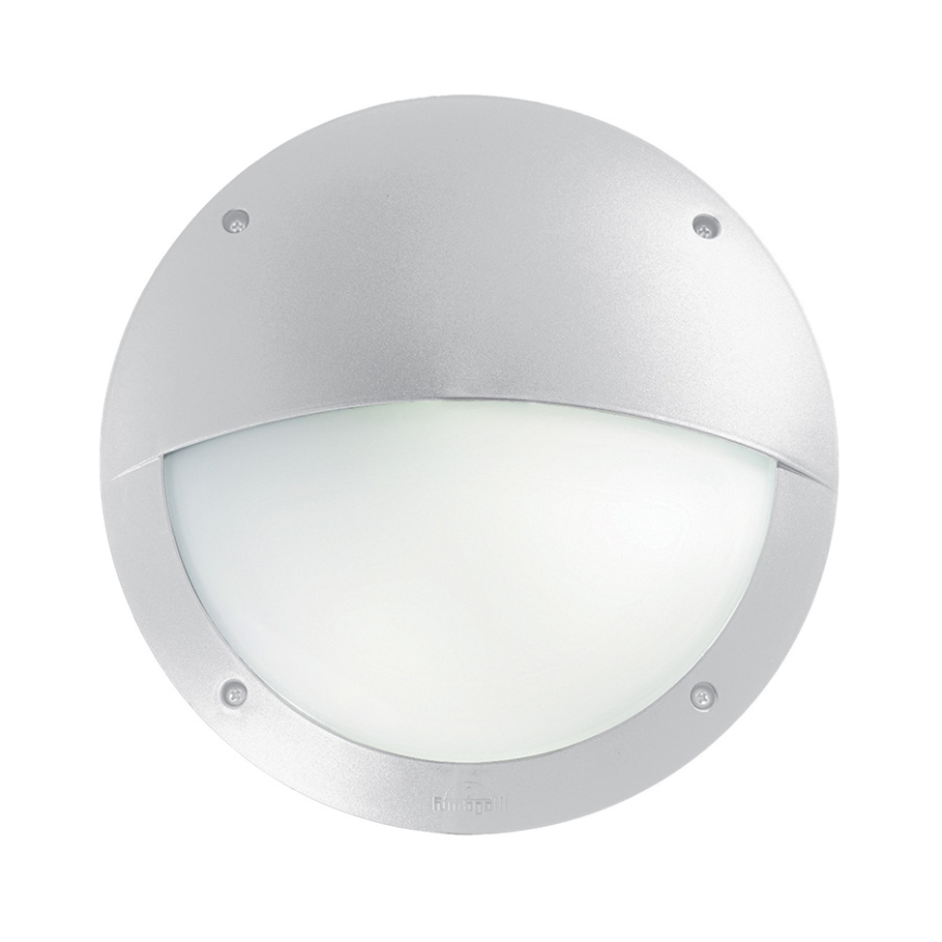 Ideal Lux - Zunanja stenska svetilka LUCIA 1xE27/23W/230V IP66 bela