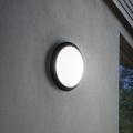 Ideal Lux - Zunanja stenska svetilka POLAR 1xE27/23W/230V IP66 črna