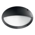Ideal Lux - Zunanja stenska svetilka POLAR 1xE27/23W/230V IP66 črna
