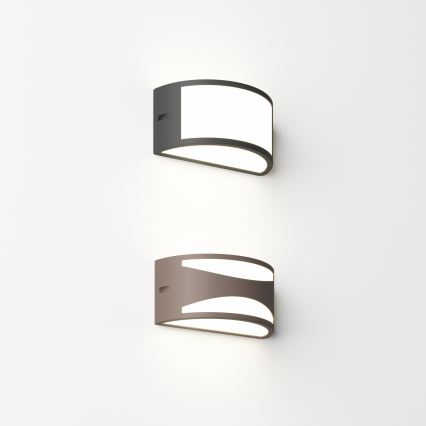 Ideal Lux - Zunanja stenska svetilka REX 1xE27/60W/230V IP44 rjava