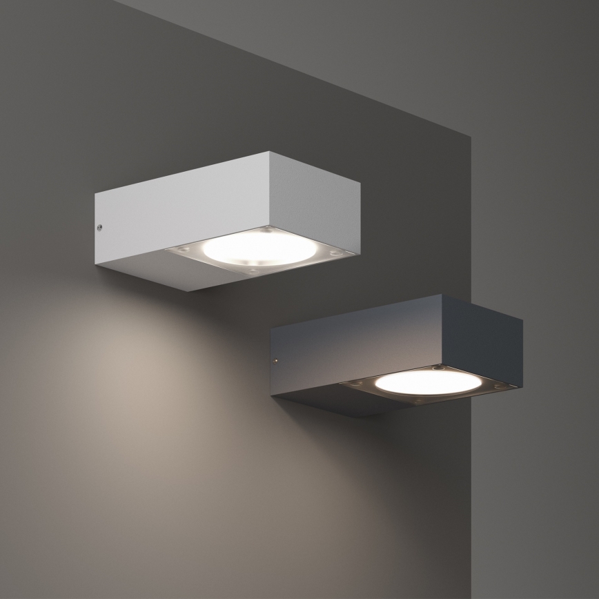 Ideal Lux - Zunanja stenska svetilka SIRIO 1xGX53/9W/230V IP65 antracitna