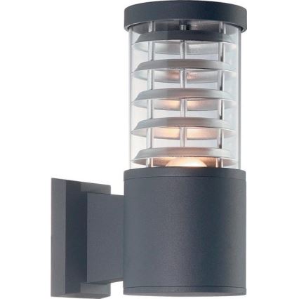 Ideal Lux - Zunanja stenska svetilka TRONCO 1xE27/42W/230V IP44 antracit