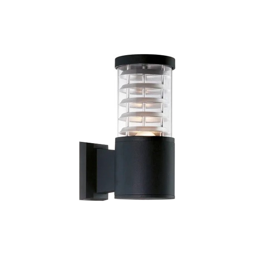 Ideal Lux - Zunanja stenska svetilka TRONCO 1xE27/42W/230V IP44 črna