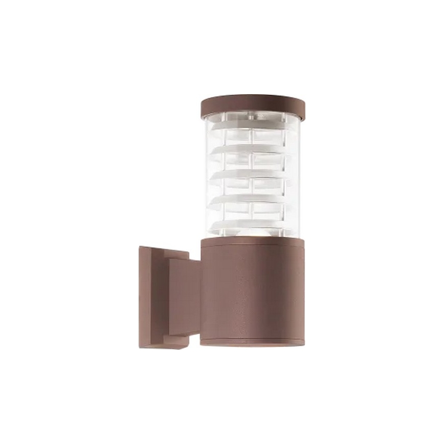 Ideal Lux - Zunanja stenska svetilka TRONCO 1xE27/42W/230V IP44 rjava