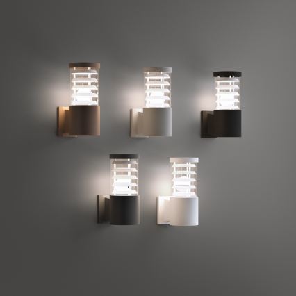 Ideal Lux - Zunanja stenska svetilka TRONCO 1xE27/42W/230V IP44 rjava