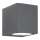 Ideal Lux - Zunanja stenska svetilka UP 1xG9/15W/230V IP44 antracit