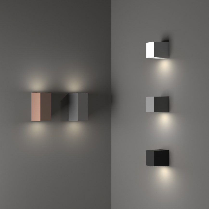 Ideal Lux - Zunanja stenska svetilka UP 1xG9/15W/230V IP44 antracit