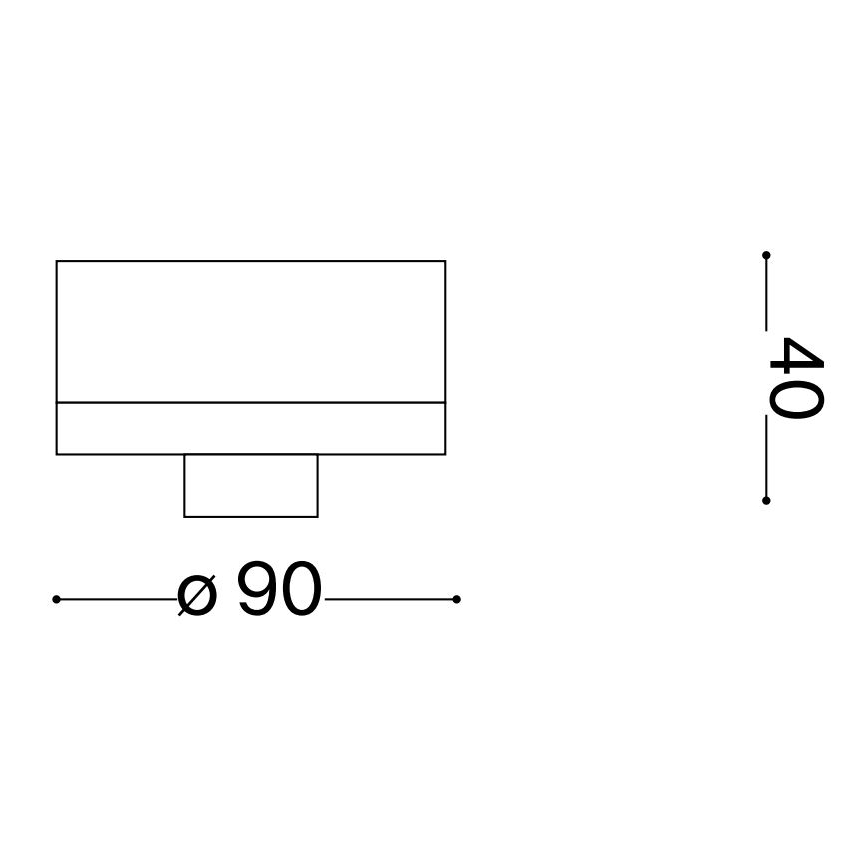 Ideal Lux - Zunanja stropna svetilka CLIO 1xE27/42W/230V IP44 bela
