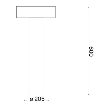 Ideal Lux - Zunanja svetilka 4xG9/15W/230V 60 cm IP44 antracit
