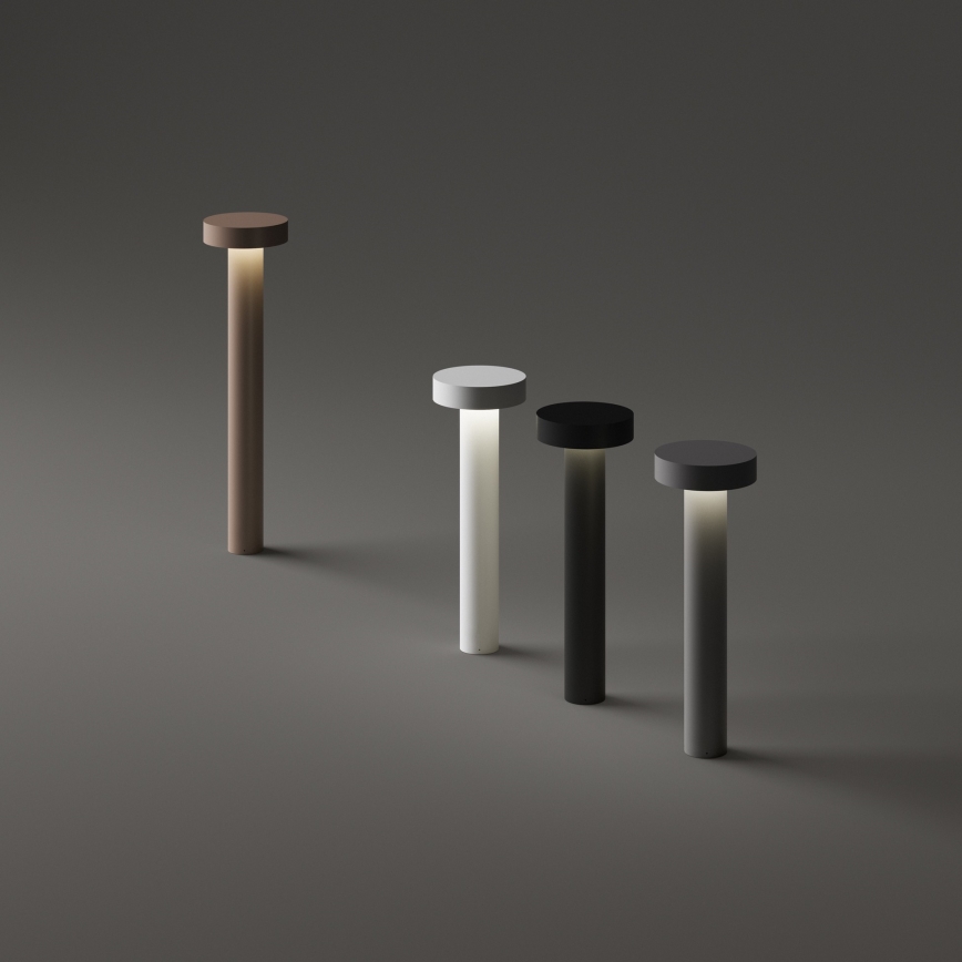 Ideal Lux - Zunanja svetilka 4xG9/15W/230V 80 cm IP44 rjava