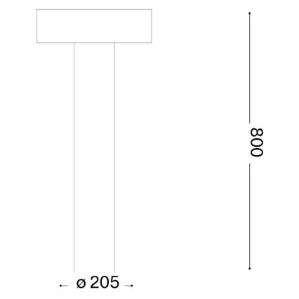 Ideal Lux - Zunanja svetilka 4xG9/15W/230V 80 cm IP44 rjava