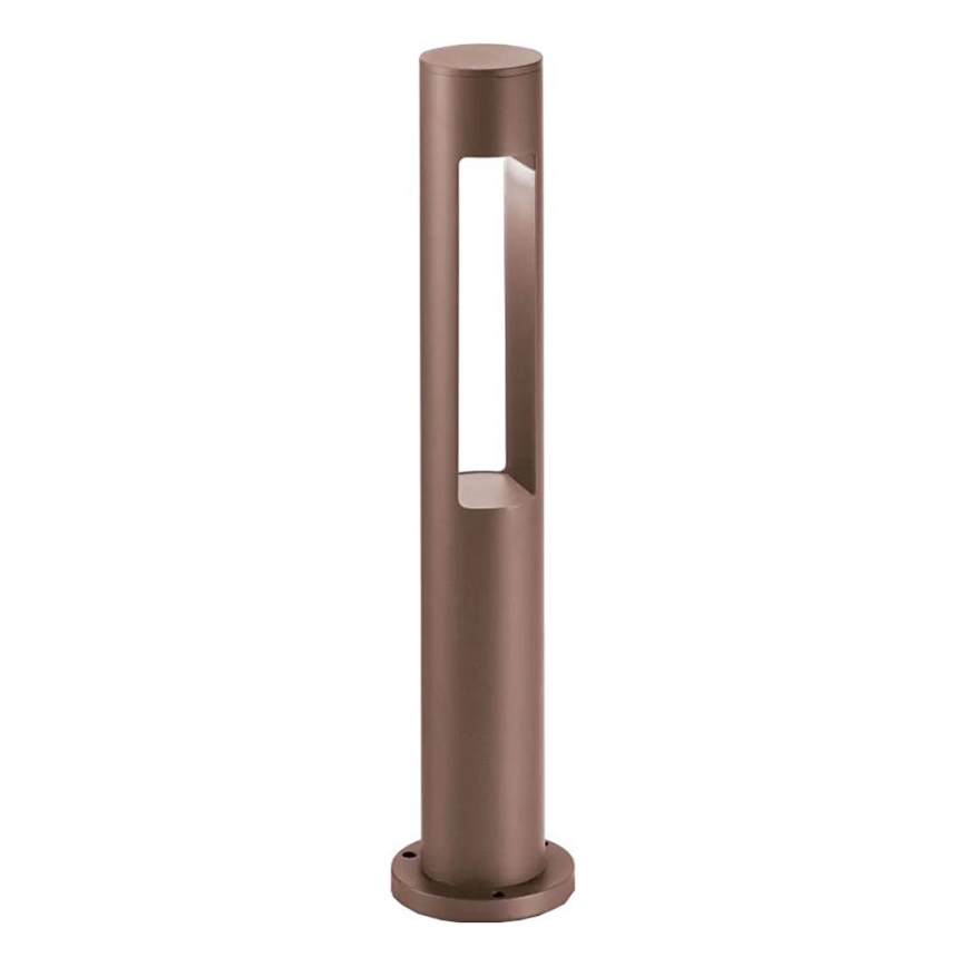 Ideal Lux - Zunanja svetilka ACQUA 1xG9/15W/230V 60 cm IP44 rjava