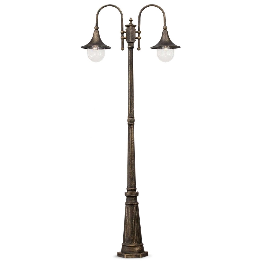 Ideal Lux - Zunanja svetilka CIMA 2xE27/52W/230V 216 cm IP43 patina