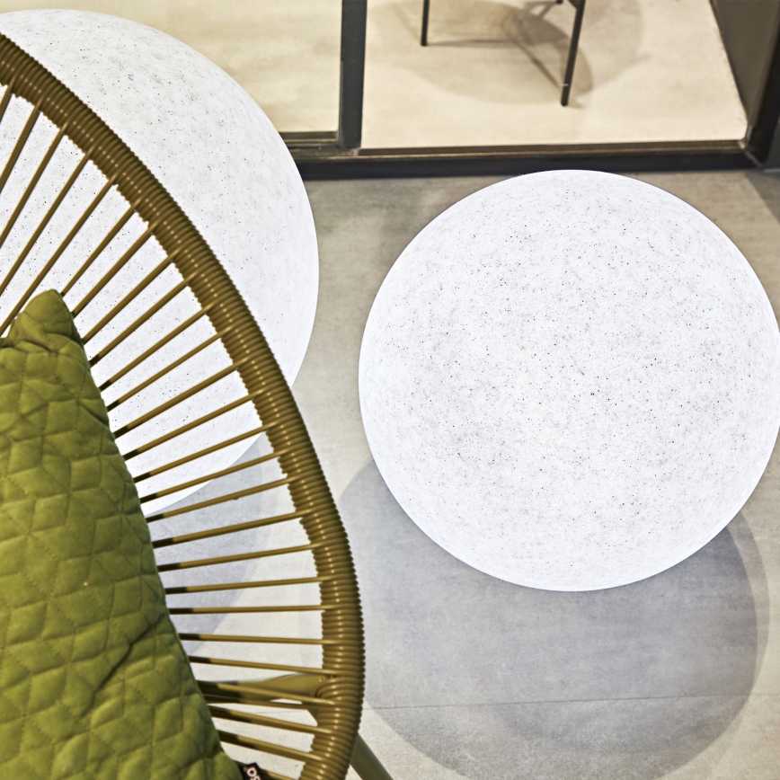 Ideal Lux - Zunanja svetilka DORIS 1xE27/60W/230V premer 48 cm IP44 siva