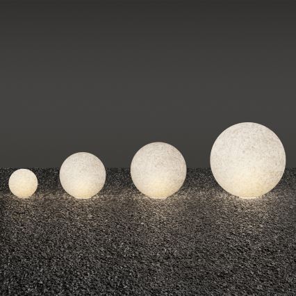 Ideal Lux - Zunanja svetilka DORIS 1xE27/60W/230V premer 48 cm IP44 siva